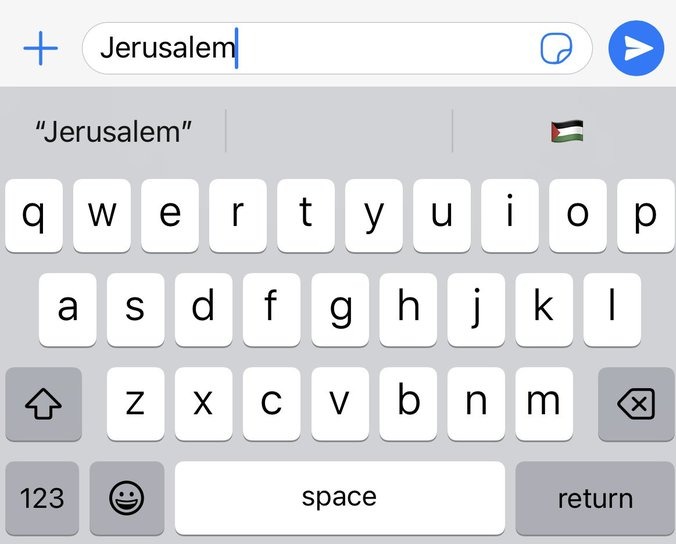 Apple accused of 'erasing' Israel's capital with Palestine flag in emojis, ex-Israeli spokesman demands fix