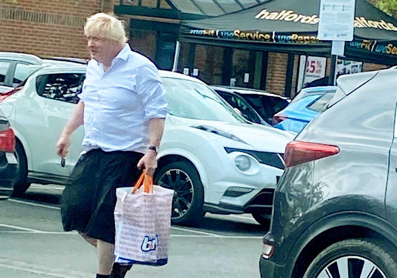 Boris Johnson Spotted Shopping at Budget Chain B&M in Oxfordshire