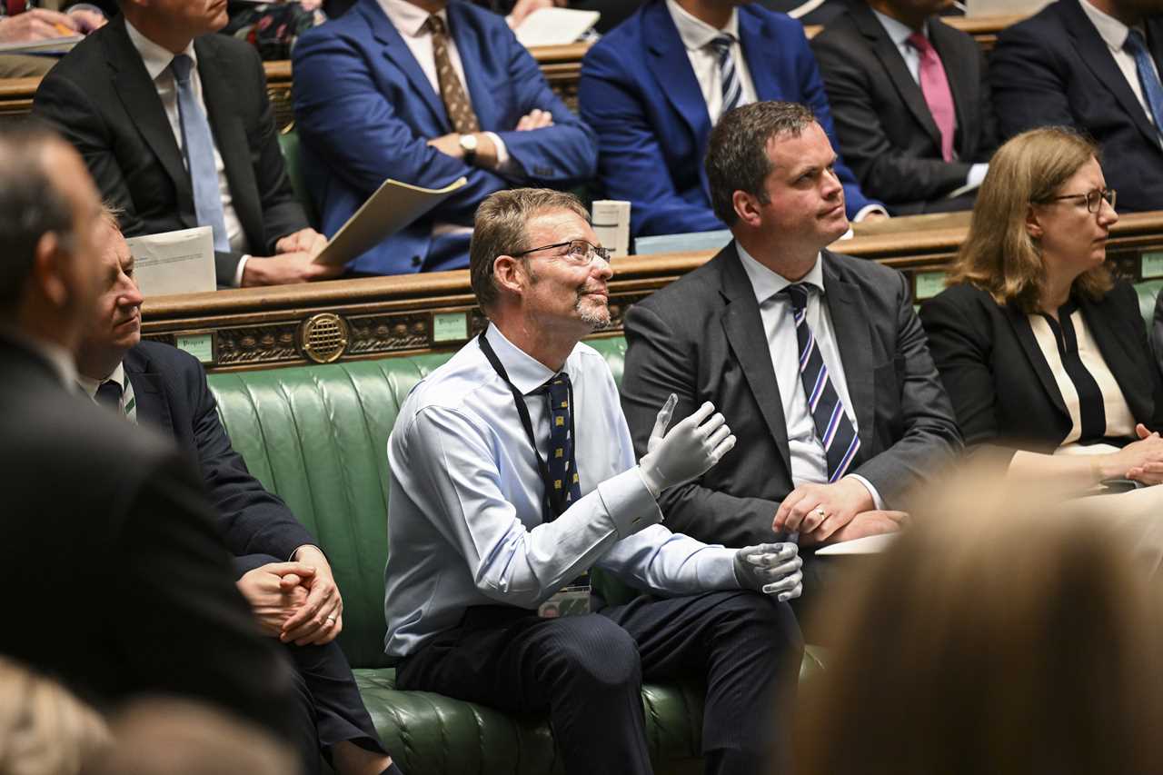 Touching moment: MP Craig Mackinlay receives standing ovation after battling sepsis