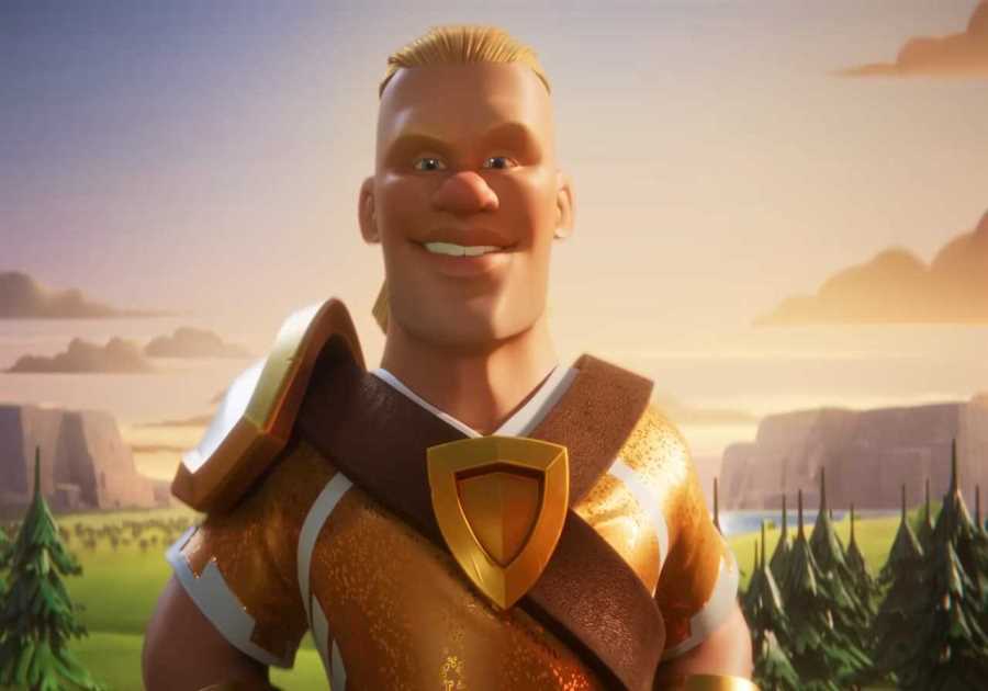 Gamers rejoice as Erling Haaland becomes the first real person in Clash of Clans
