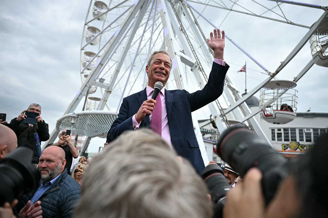 Nigel Farage promises to be a 'bloody nuisance' in Clacton as he meets cheers and jeers