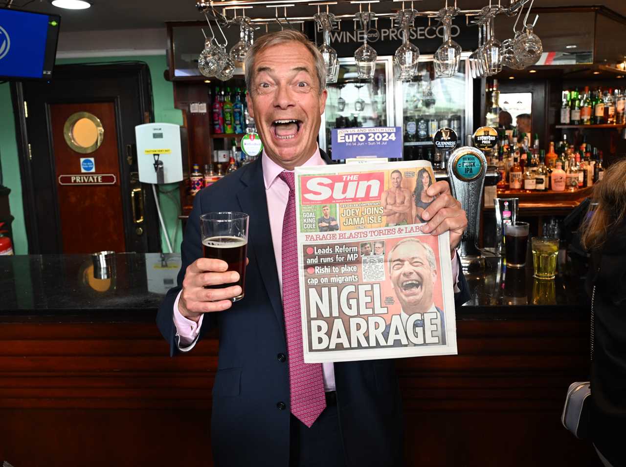 Nigel Farage's Reform Party could win FOUR seats at General Election, says pollster