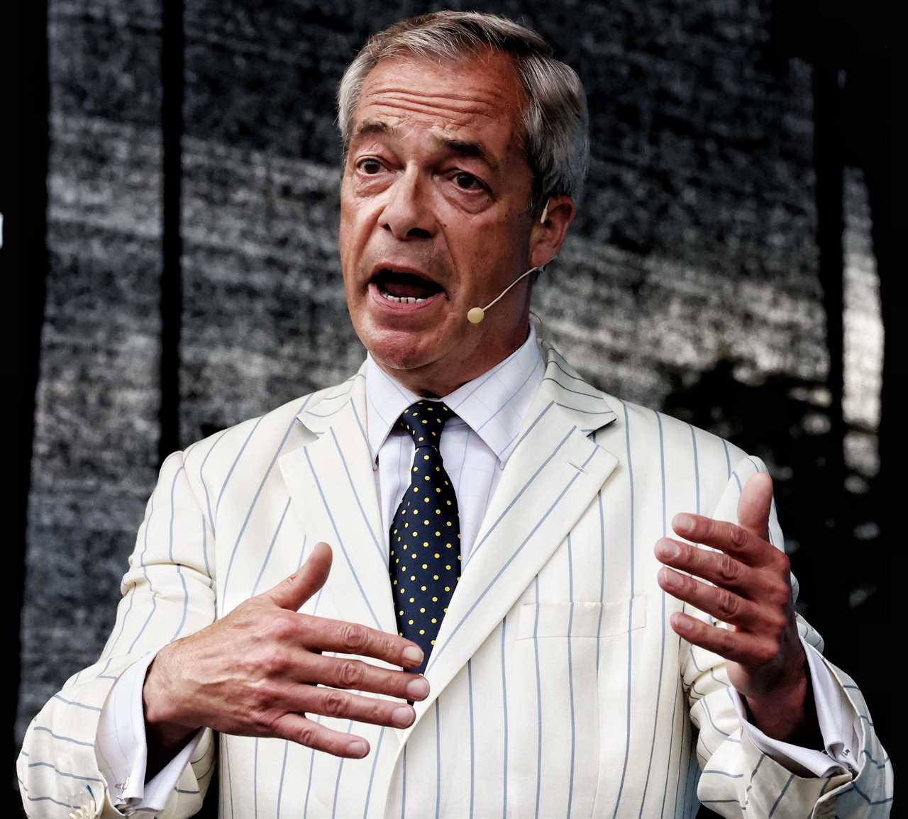 Nigel Farage accused of being a Putin appeaser by Rishi Sunak
