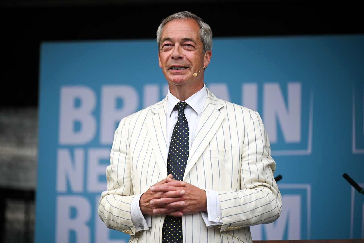 Nigel Farage slams FA for emasculating young men as poll puts him on course to win in Clacton