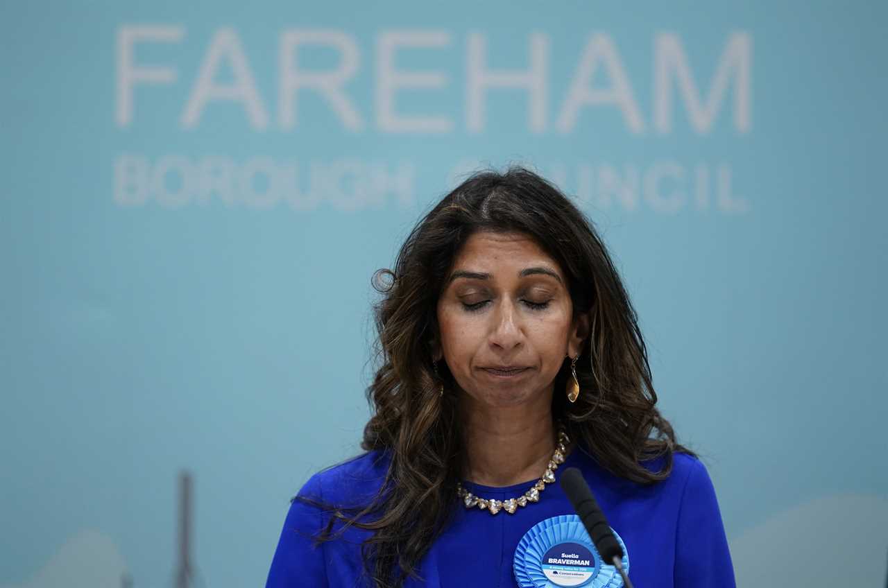 Tories warned of extinction unless they halt Nigel Farage's rise, says Suella Braverman