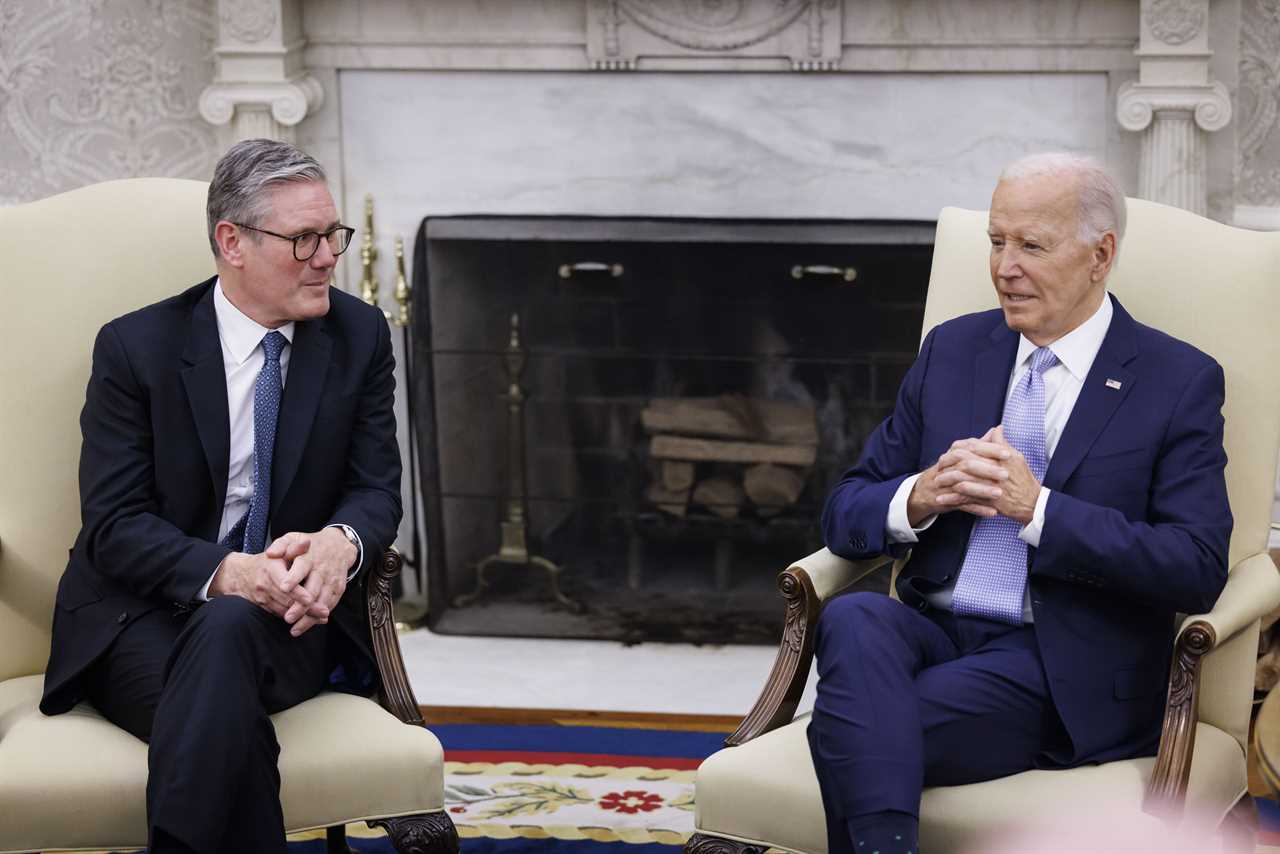 Keir Starmer defends Joe Biden against claims of being 'senile' after hour-long meeting