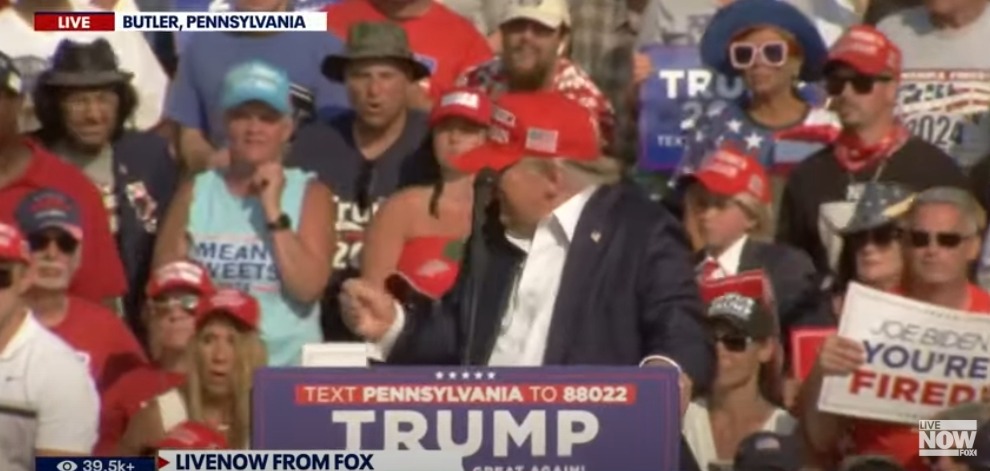 Donald Trump Raises Fist and Demands 'Let Me Get My Shoes' During Rally Shooting