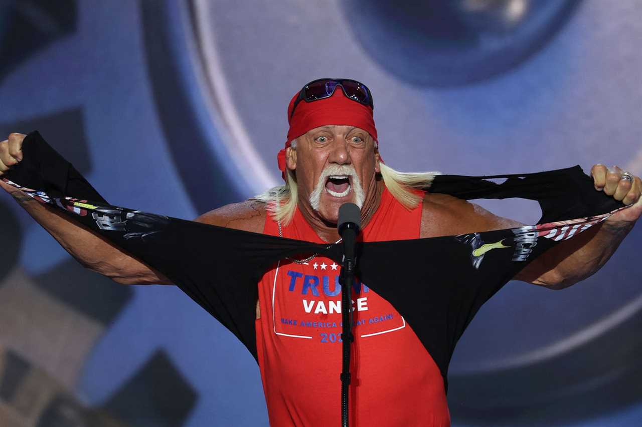 Hulk Hogan's Shirt-Ripping Moment at RNC Endorses Trump