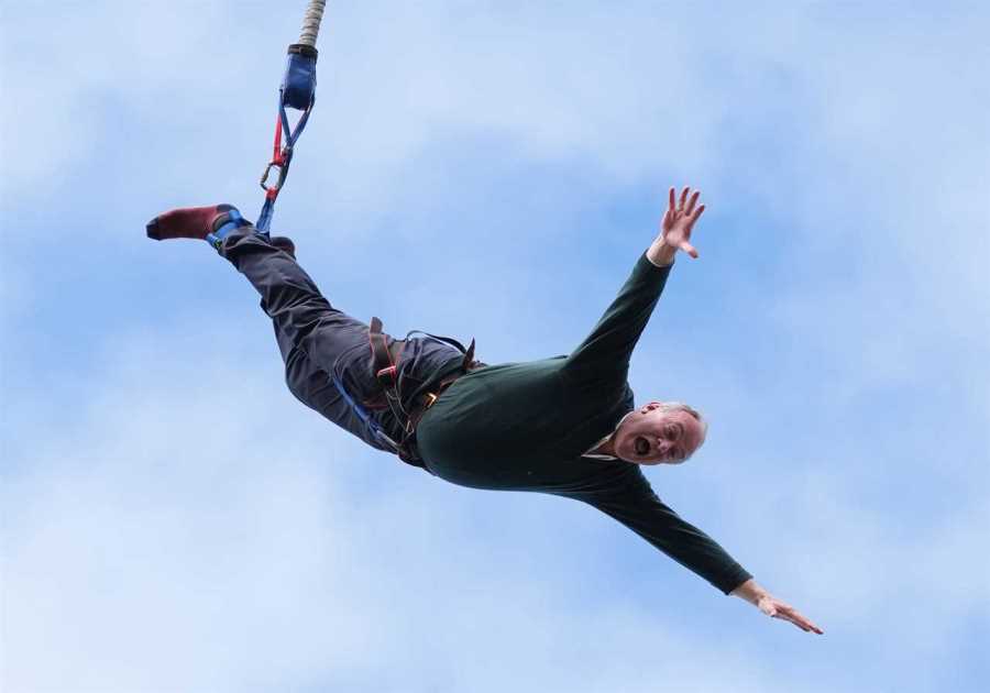 Sir Ed Davey Encourages Voters to Take a Leap of Faith with Election Stunts