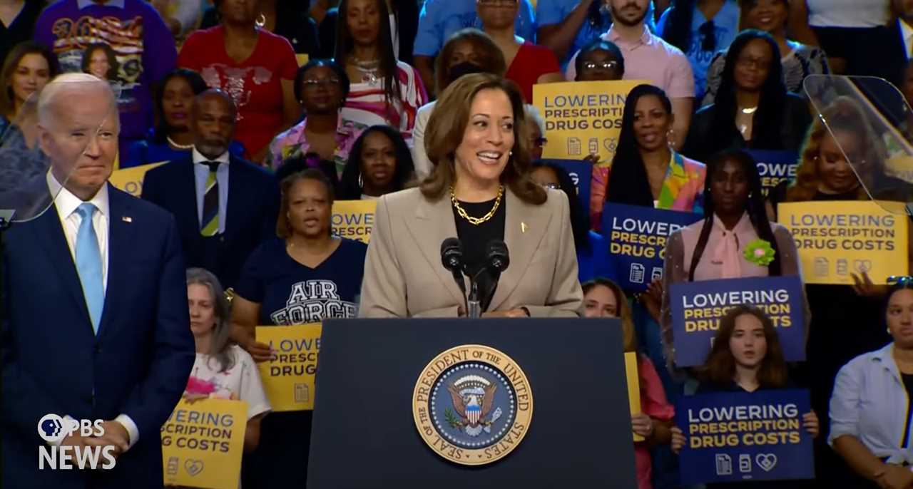 Joe Biden and Kamala Harris Reunite on Stage