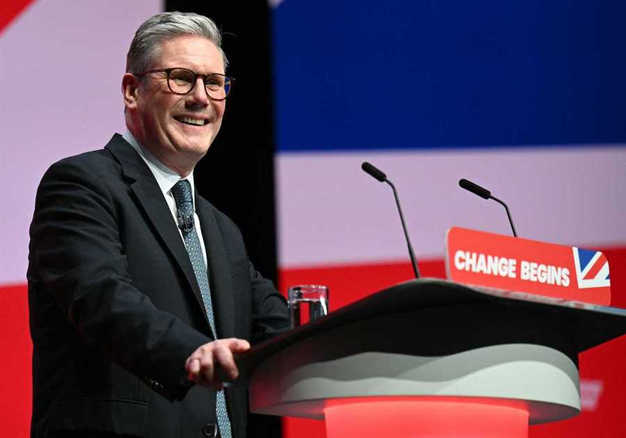 Sir Keir Starmer laughs off sausage gaffe at Labour conference