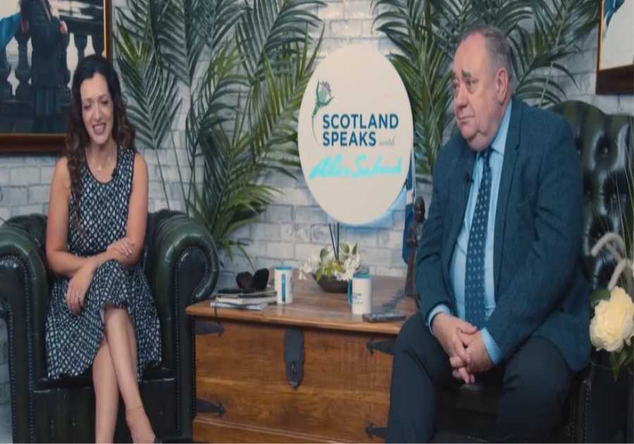 Former First Minister of Scotland Alex Salmond seen in video posted hours before his death