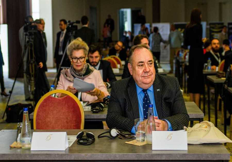 Alex Salmond 'dies while opening ketchup bottle' at conference in North Macedonia