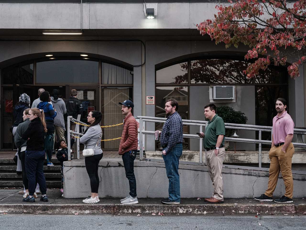 Long Lines and Ballot Issues Plague Polling Sites on Election Day