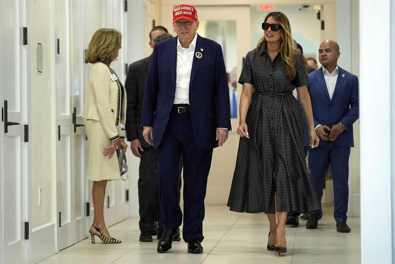 Donald Trump & Melania Cast Their Votes in US Election