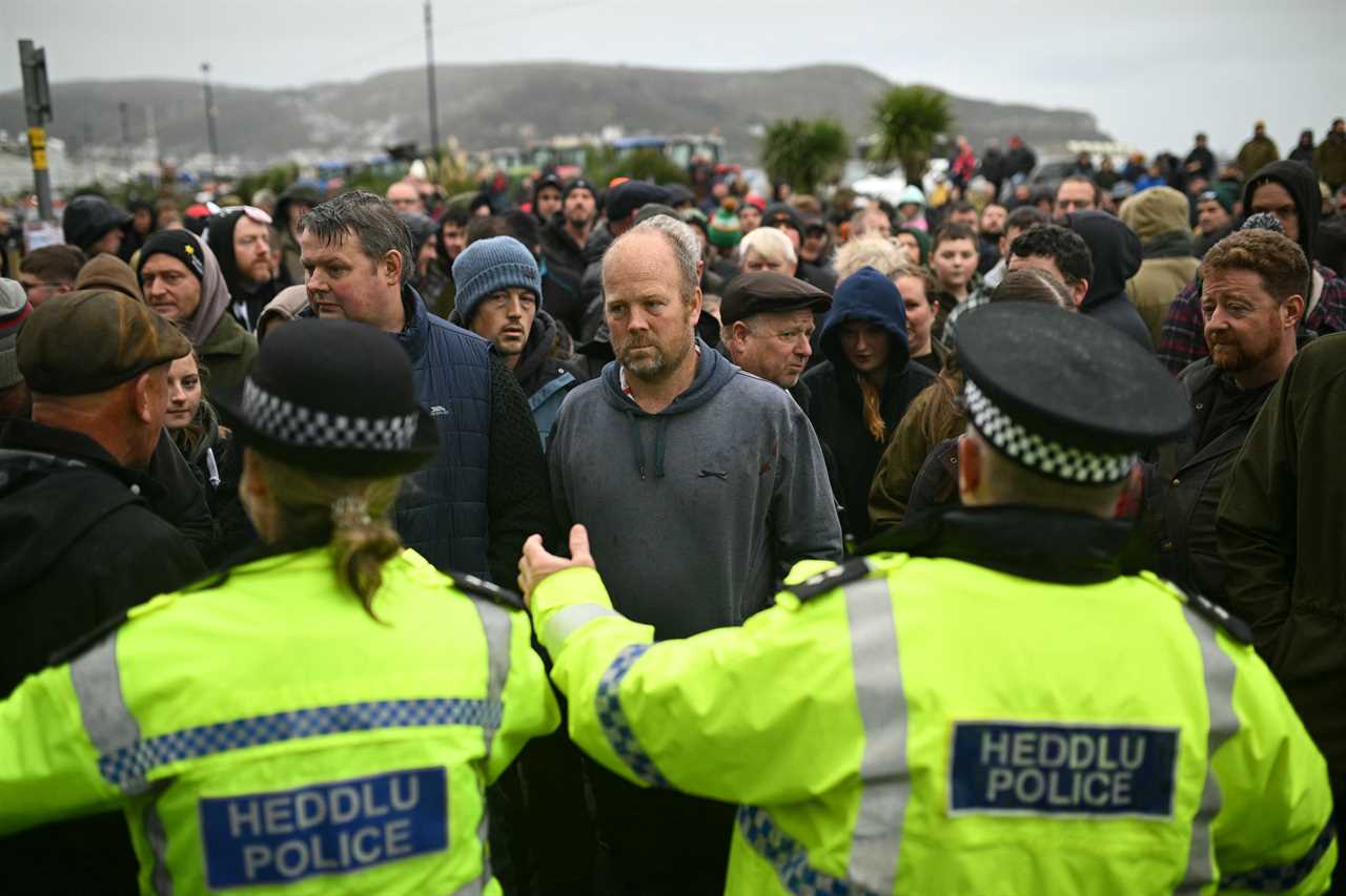 Farmers Protest 'Tractor Tax' at Welsh Labour Conference