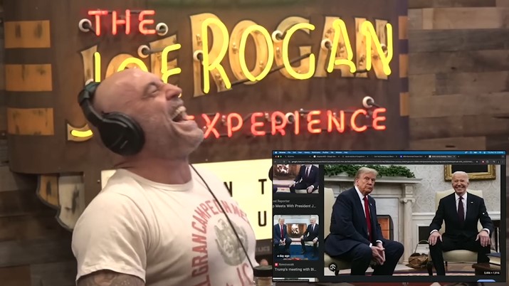 Joe Rogan Suggests Biden Secretly Voted for Trump to Ensure Kamala Harris' Defeat