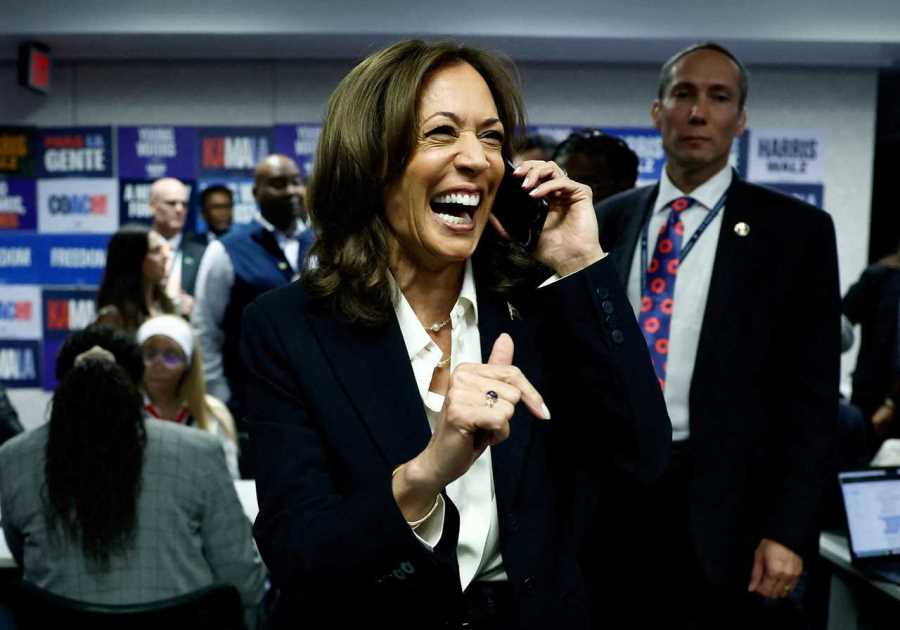 Kamala Harris accused of faking phone call with voter as US election hangs in the balance