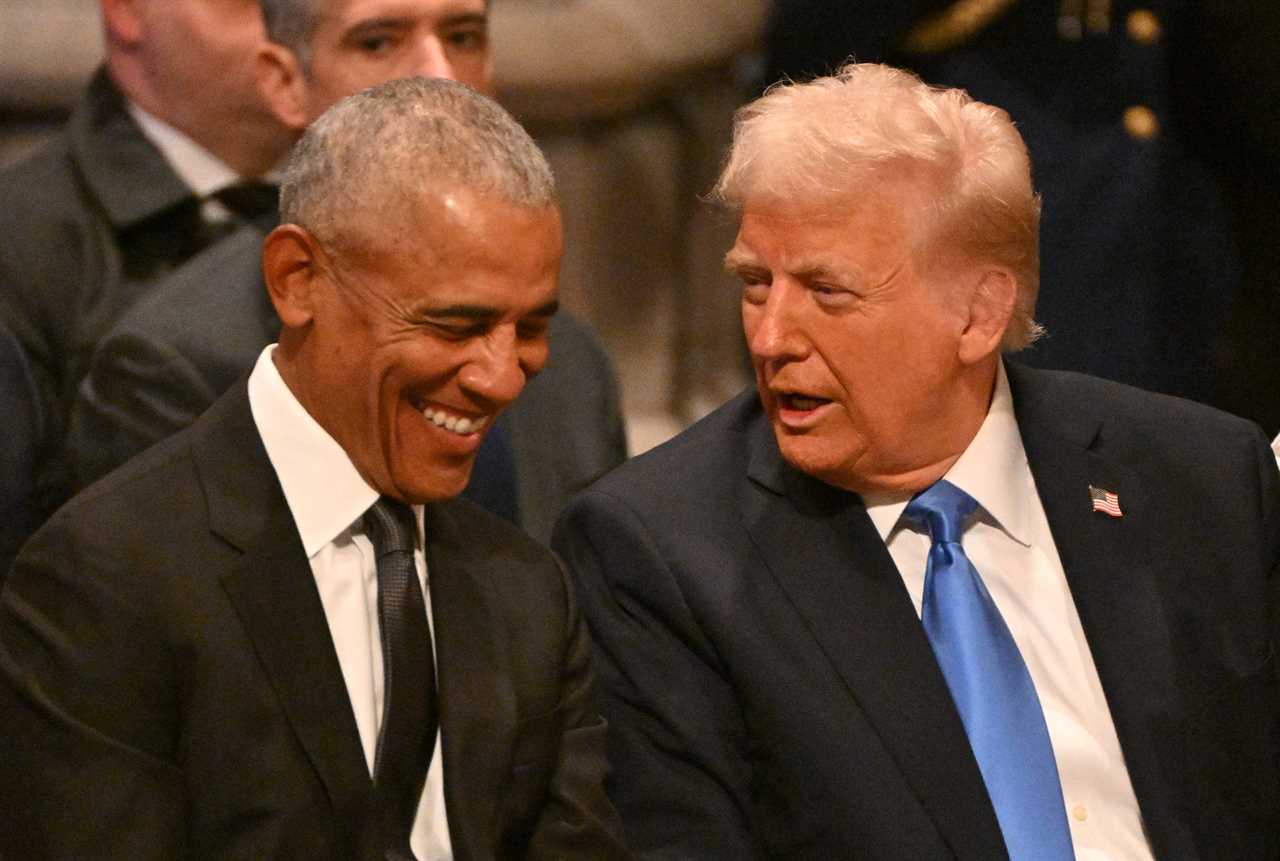 Obama and Trump Share Awkward Moment at Jimmy Carter's Funeral