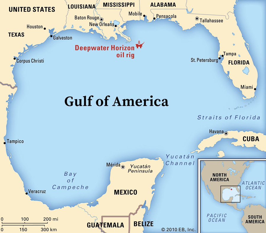 Google caves to Trump's demand to change name of Gulf of Mexico to Gulf of America