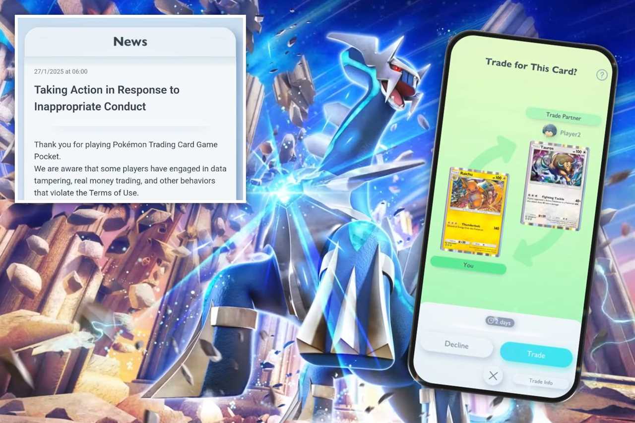 Pokémon TCG Pocket Warns Players Against Real Money Trading