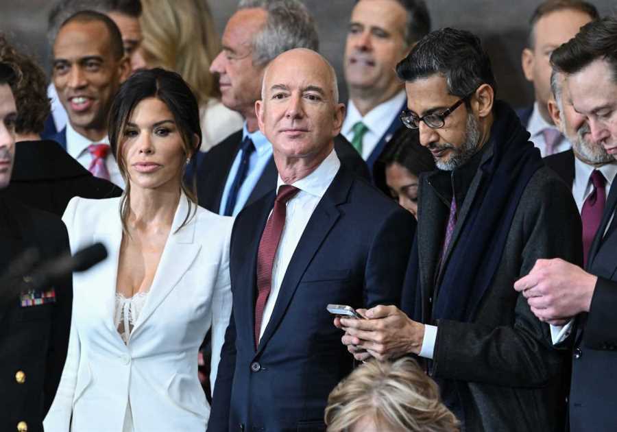 Jeff Bezos’ fiancee Lauren Sanchez’s inauguration outfit sparks online backlash