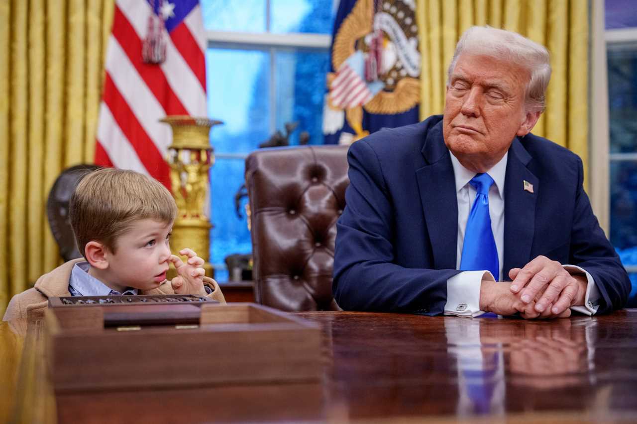 Elon Musk's Young Son Steals the Show in Oval Office Visit