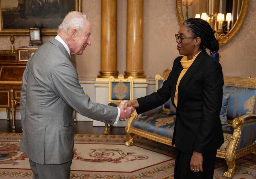 Tory leader Kemi Badenoch meets the King for royal audience