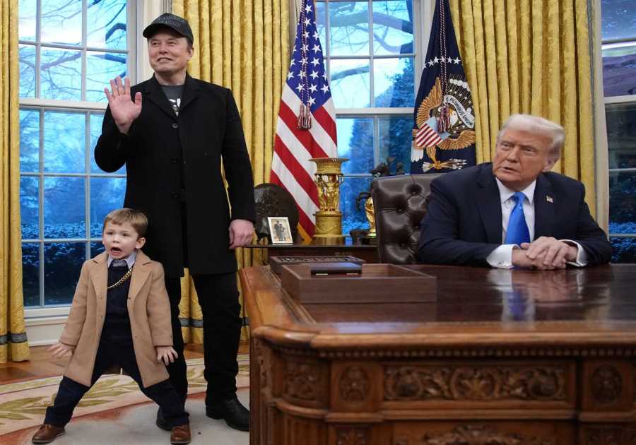 Elon Musk's Young Son Steals the Show in Oval Office Visit